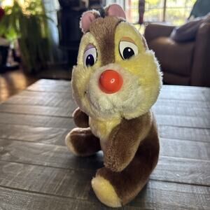 Vintage 1980's Disneyland Dale Chipmunk Plush, Stuffed Animal